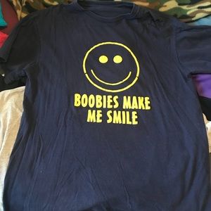 Boobies make me smile shirt